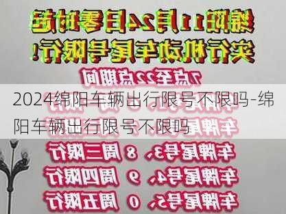 2024绵阳车辆出行限号不限吗-绵阳车辆出行限号不限吗