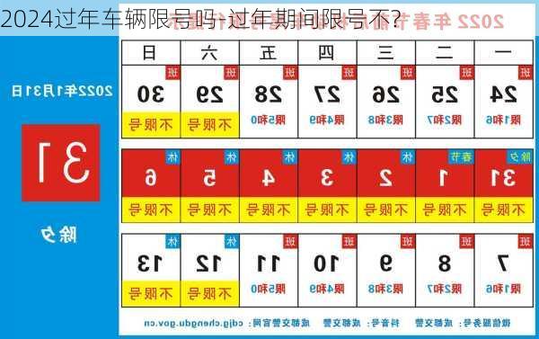 2024过年车辆限号吗-过年期间限号不?