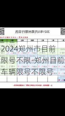 2024郑州市目前限号不限-郑州目前车辆限号不限号