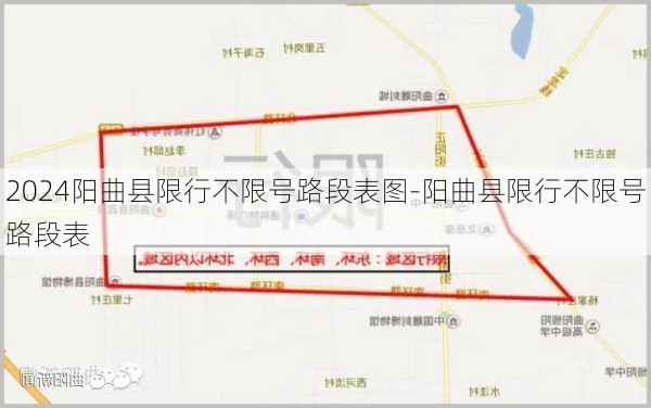 2024阳曲县限行不限号路段表图-阳曲县限行不限号路段表