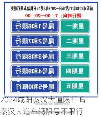 2024咸阳秦汉大道限行吗-秦汉大道车辆限号不限行