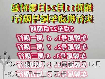 2024绵阳限号2020最新限号12月-绵阳一月十三号限行