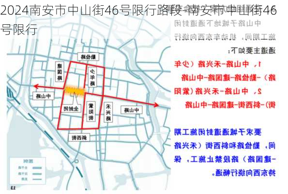 2024南安市中山街46号限行路段-南安市中山街46号限行