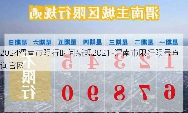 2024渭南市限行时间新规2021-渭南市限行限号查询官网