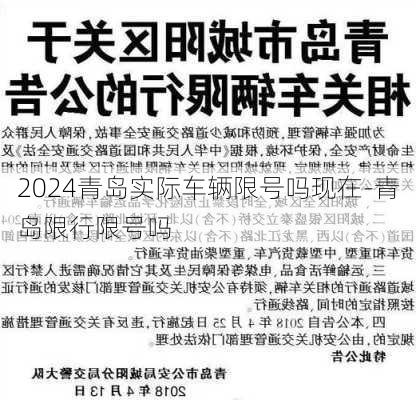 2024青岛实际车辆限号吗现在-青岛限行限号吗