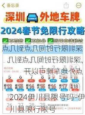 2024伊川县限号吗-伊川县限行限号