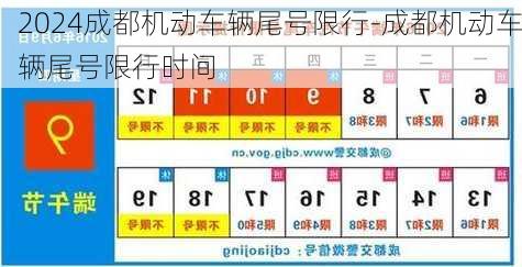 2024成都机动车辆尾号限行-成都机动车辆尾号限行时间