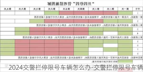 2024交警拦停限号车辆怎么办-交警拦停限号车辆