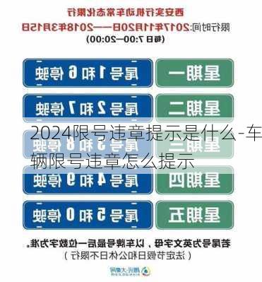 2024限号违章提示是什么-车辆限号违章怎么提示