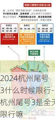 2024杭州尾号3什么时候限行-杭州尾号3是全天限行嘛