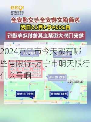 2024万宁市今天都有哪些号限行-万宁市明天限行什么号啊