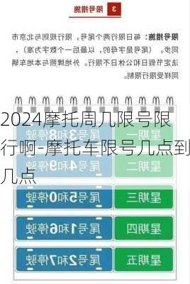 2024摩托周几限号限行啊-摩托车限号几点到几点