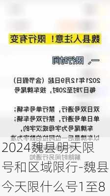 2024魏县明天限号和区域限行-魏县今天限什么号1至8