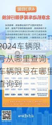 2024车辆限号从哪里查询-车辆限号在哪里查询到