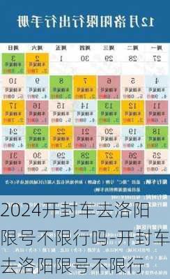 2024开封车去洛阳限号不限行吗-开封车去洛阳限号不限行