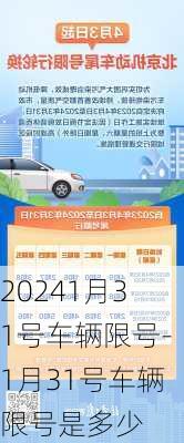 20241月31号车辆限号-1月31号车辆限号是多少