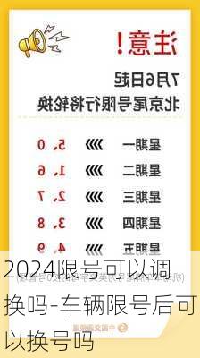 2024限号可以调换吗-车辆限号后可以换号吗