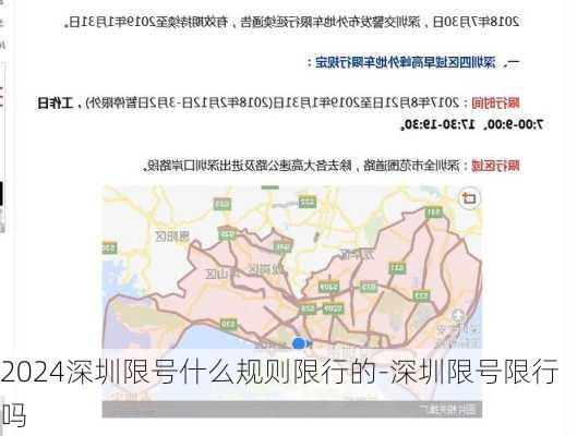 2024深圳限号什么规则限行的-深圳限号限行吗