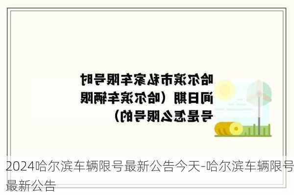 2024哈尔滨车辆限号最新公告今天-哈尔滨车辆限号最新公告