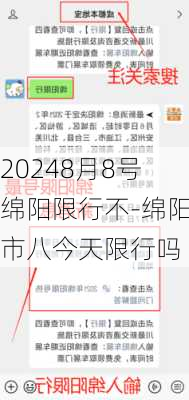 20248月8号绵阳限行不-绵阳市八今天限行吗