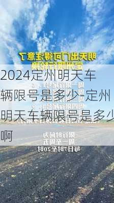 2024定州明天车辆限号是多少-定州明天车辆限号是多少啊