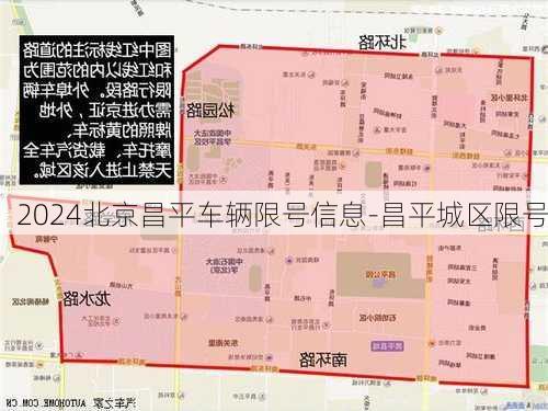 2024北京昌平车辆限号信息-昌平城区限号