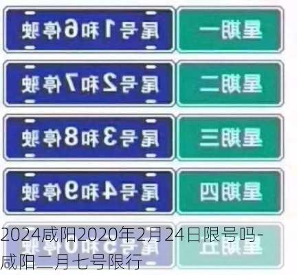 2024咸阳2020年2月24日限号吗-咸阳二月七号限行