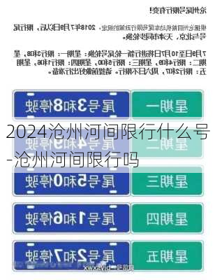 2024沧州河间限行什么号-沧州河间限行吗