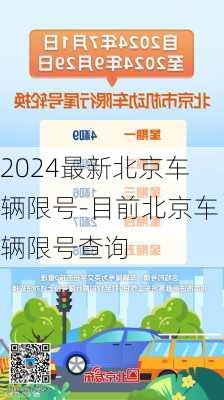 2024最新北京车辆限号-目前北京车辆限号查询