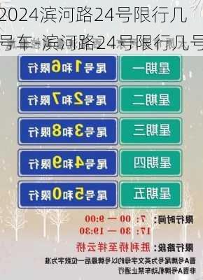 2024滨河路24号限行几号车-滨河路24号限行几号