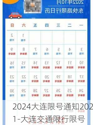 2024大连限号通知2021-大连交通限行限号