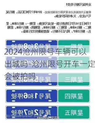 2024沧州限号车辆可以出城吗-沧州限号开车一定会被拍吗