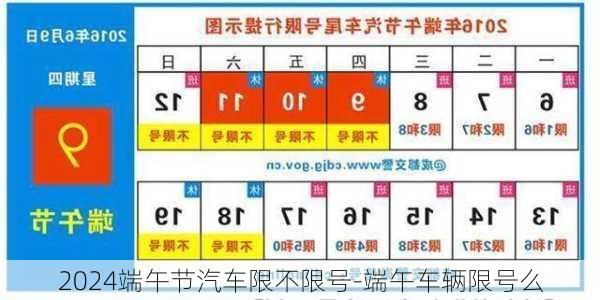 2024端午节汽车限不限号-端午车辆限号么