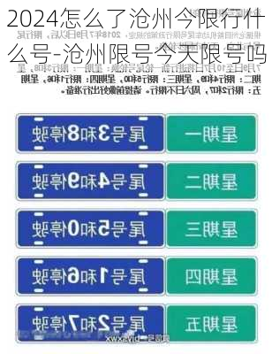 2024怎么了沧州今限行什么号-沧州限号今天限号吗