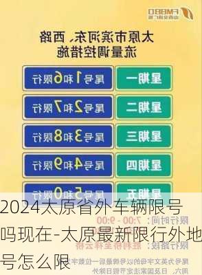 2024太原省外车辆限号吗现在-太原最新限行外地号怎么限