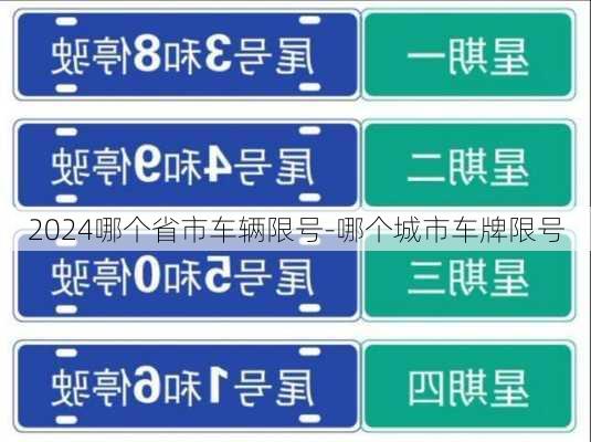 2024哪个省市车辆限号-哪个城市车牌限号