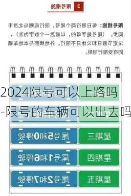 2024限号可以上路吗-限号的车辆可以出去吗