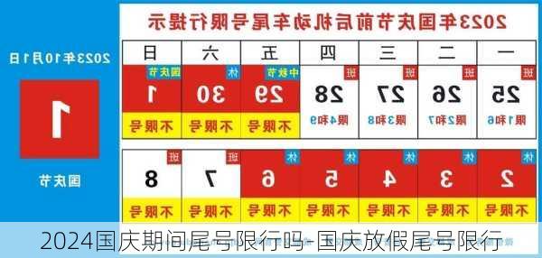 2024国庆期间尾号限行吗-国庆放假尾号限行