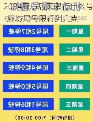 2024廊坊后天限行什么号-廊坊尾号限行到几点