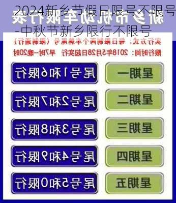 2024新乡节假日限号不限号-中秋节新乡限行不限号