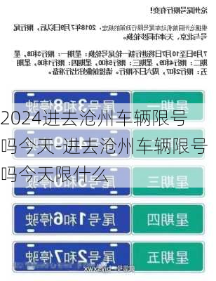 2024进去沧州车辆限号吗今天-进去沧州车辆限号吗今天限什么