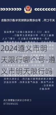 2024遵义市明天限行哪个号-遵义市明天限行吗