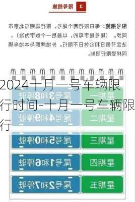 2024十月一号车辆限行时间-十月一号车辆限行