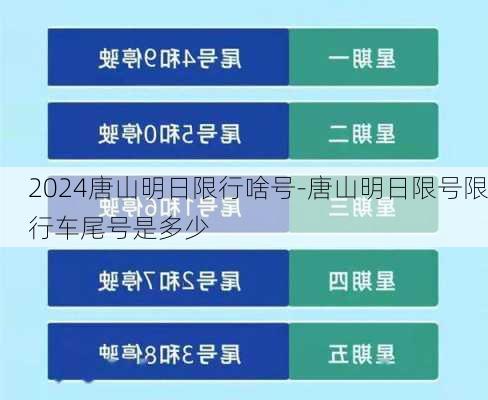 2024唐山明日限行啥号-唐山明日限号限行车尾号是多少