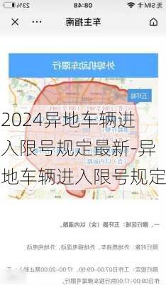 2024异地车辆进入限号规定最新-异地车辆进入限号规定