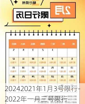 20242021年1月3号限行-2022年一月三号限行