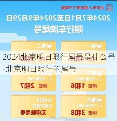 2024北京明日限行尾号是什么号-北京明日限行的尾号