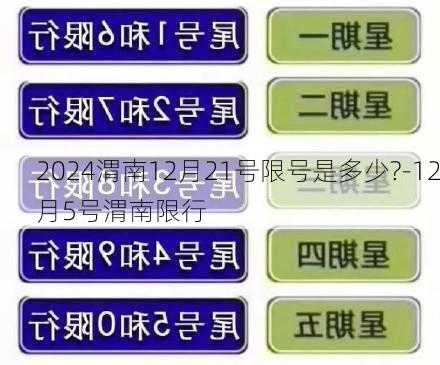 2024渭南12月21号限号是多少?-12月5号渭南限行