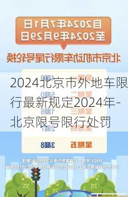 2024北京市外地车限行最新规定2024年-北京限号限行处罚