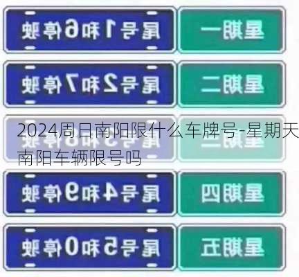 2024周日南阳限什么车牌号-星期天南阳车辆限号吗